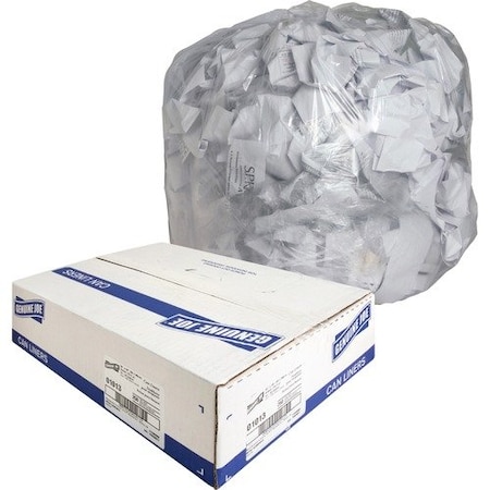 Genuine Joe Genuine Joe Can Liners, 31-33 Gallon, 0.6 mil, 33inx39in, CL GJO01013